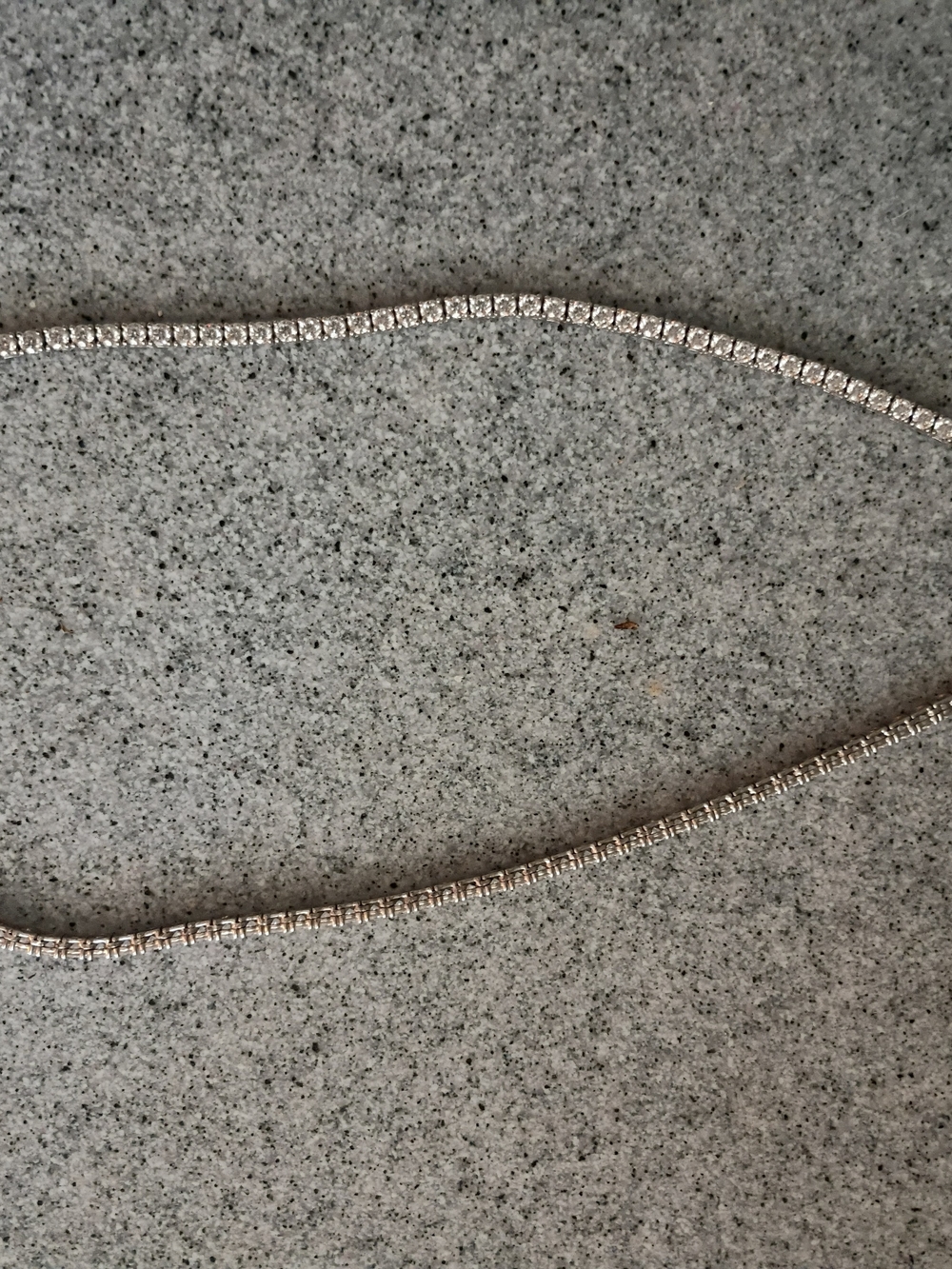 Helzberg Diamonds Silver-Tone Tennis Necklace